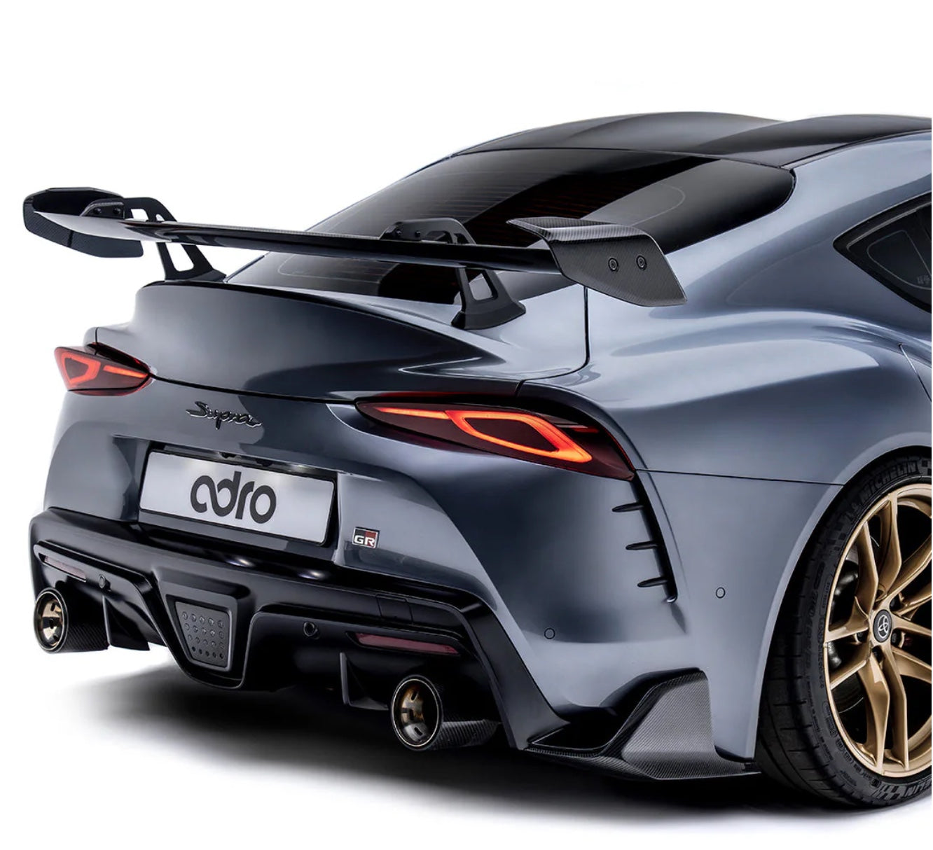 ADRO carbon fiber rear winglets supra A90 – Devine Car Customs