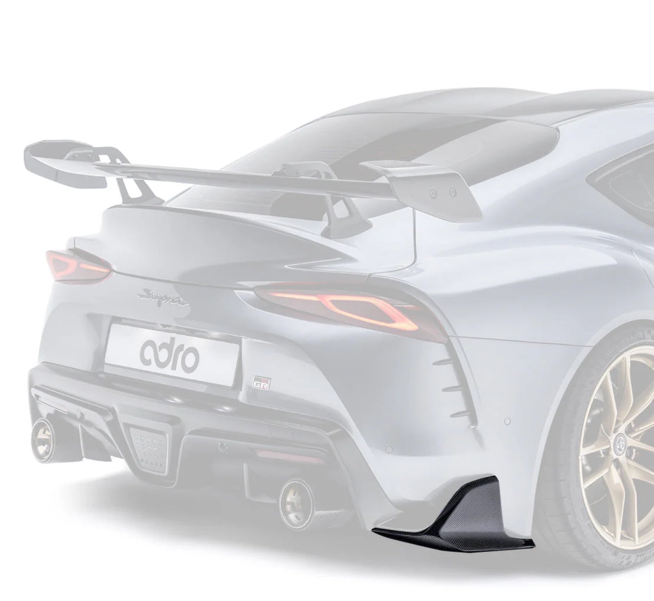 ADRO carbon fiber rear winglets supra A90